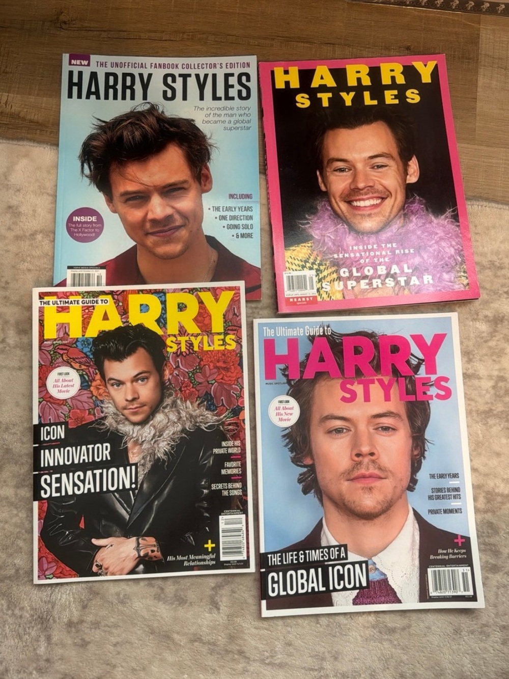 Harry Styles Fan Magazine Bundle (4)